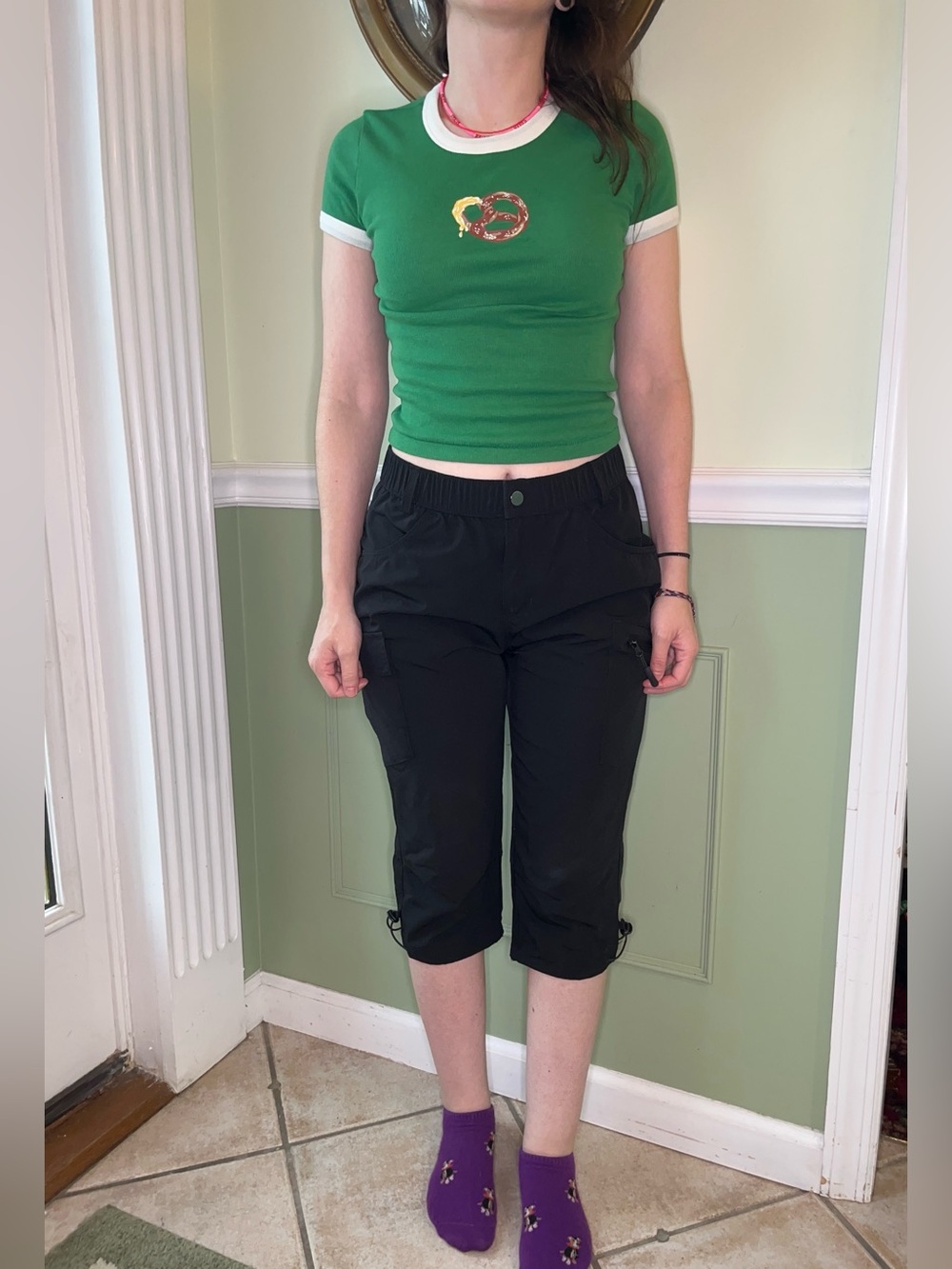 Gymbrave black Capri pants